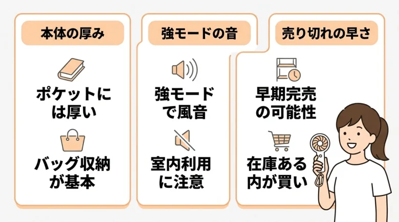 購入前に確認すべきデメリット3つ