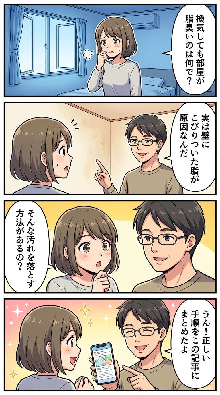 * 加齢臭 部屋にこもる