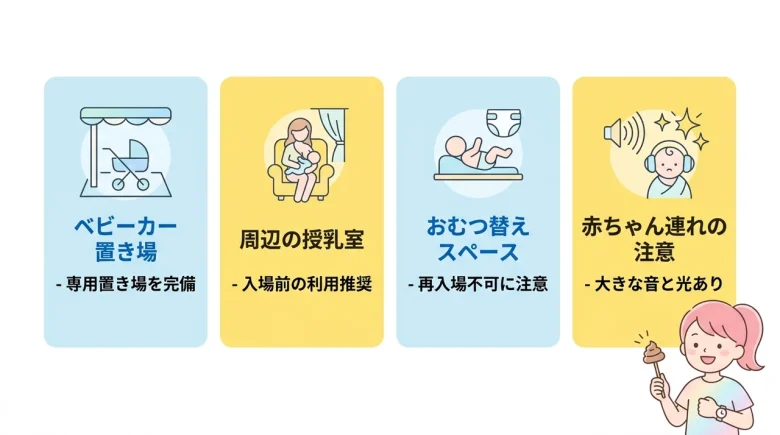 赤ちゃん連れやベビーカー利用で知っておくべきこと