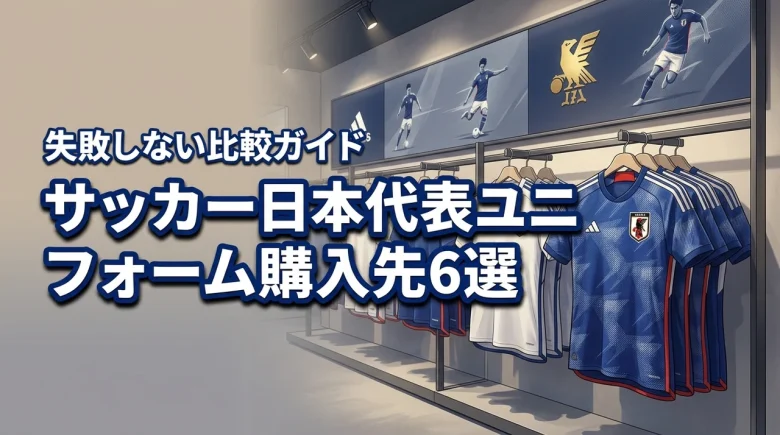 サッカー日本代表ユニフォームはどこで買える？失敗しない購入先6選を比較