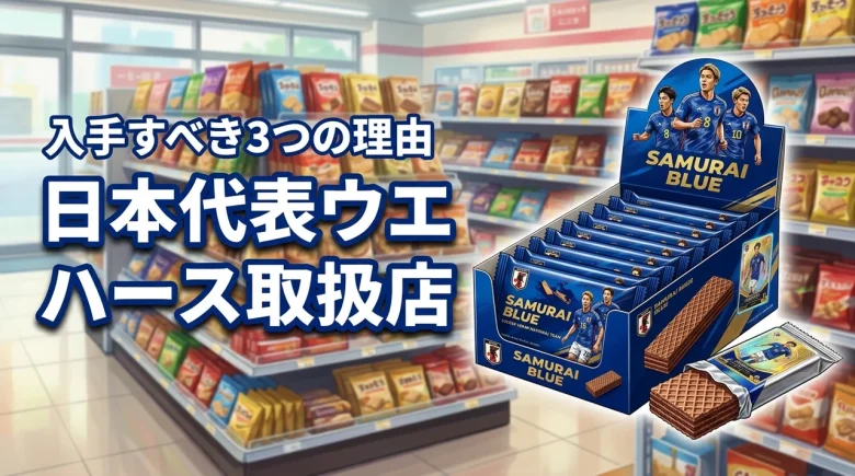 サッカー日本代表ウエハースはどこで売ってる？入手すべき3つの理由