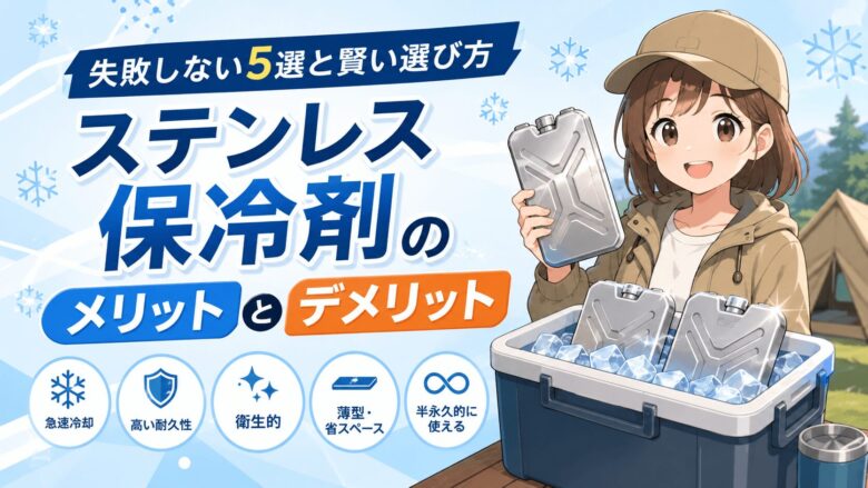 ステンレス保冷剤のメリットとデメリット!失敗しない5選と賢い選び方
